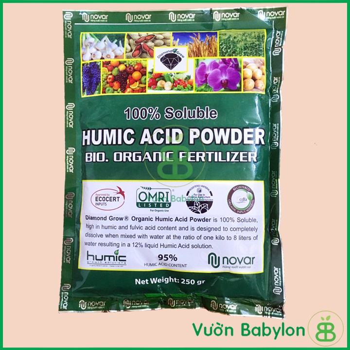 Acid Humic Kích Rễ, Cải Tạo Đất Nhập Khẩu Mỹ 250Gr (axit humic)