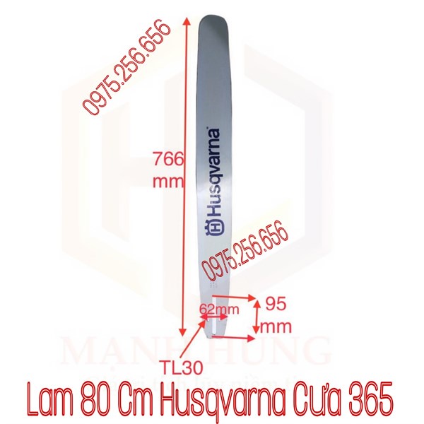 Lam 80 Cm Husqvarna Cưa 365