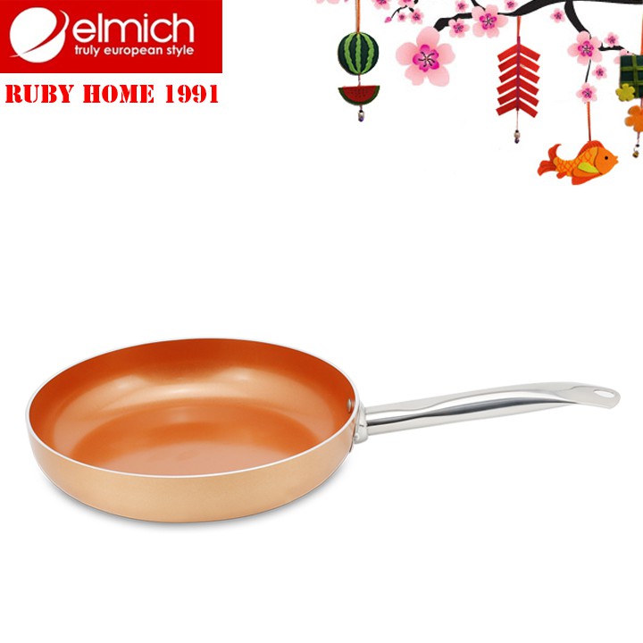 Chảo chống dính phủ sứ Royal Classic 4 size Elmich