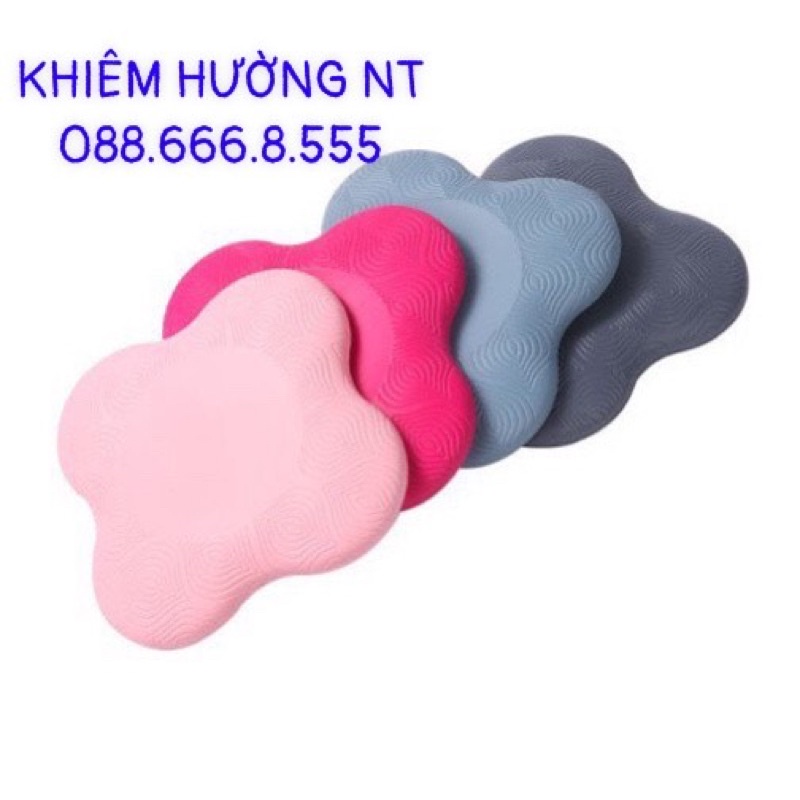 Cặp đệm kê đầu gối giảm đau khi tập yoga- Đệm pad - lót gối êm ái / (1 cặp = 2 cái)