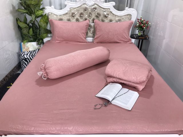 Bộ Drap Thun Gấm Hàn Quốc Thương Hiệu LATICO Cao Cấp  Có Sẵn 40 MÀU
