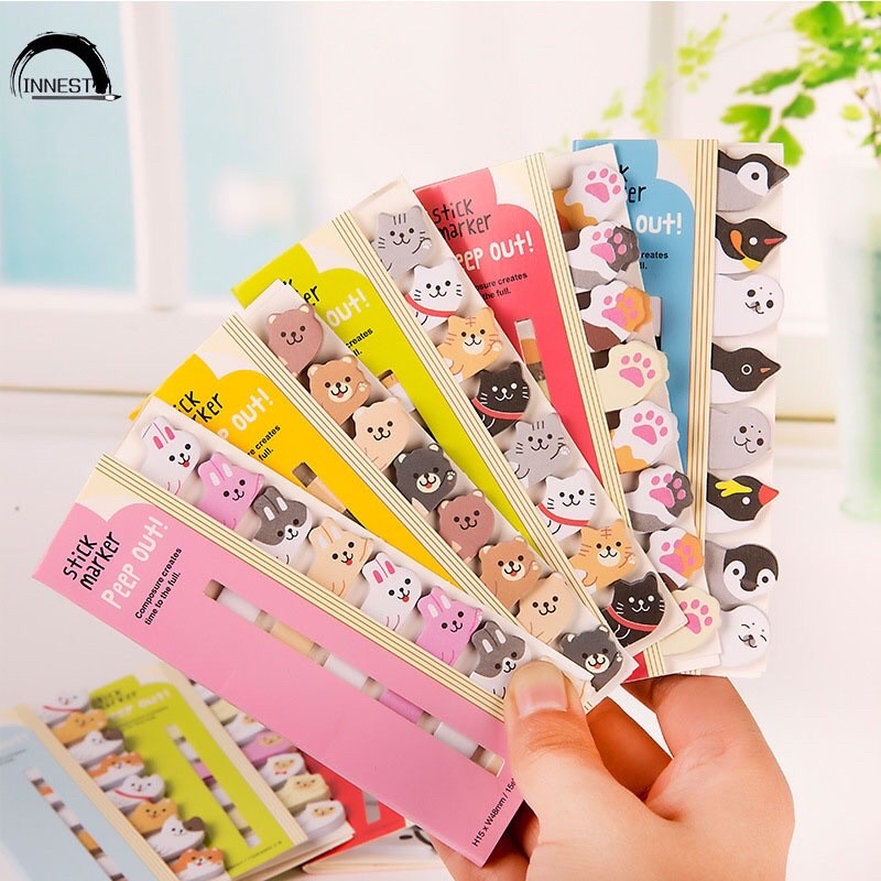 Set 120 tờ giấy đánh dấu trang được chọn mẫu