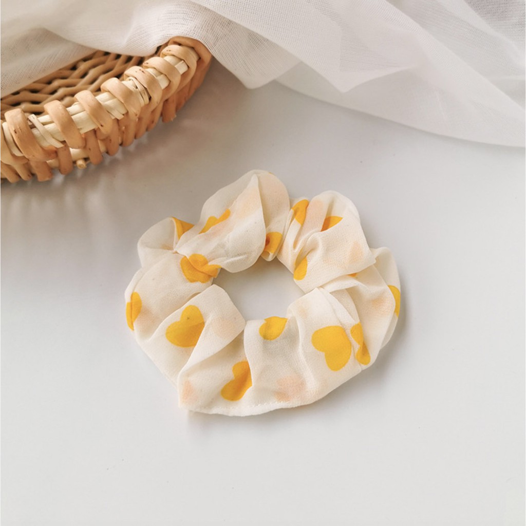 Dây buộc tóc vải đơn giản thanh lịch Scrunchie buộc tóc xinh xắn