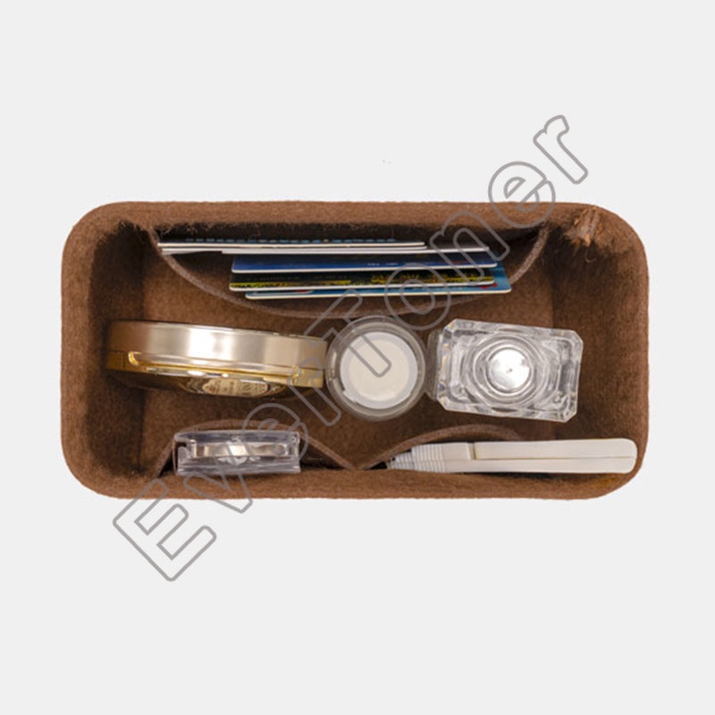 Túi đựng đồ trang điểm EVERTONER bằng vải nỉ sang trọng thời trang cho nữ
