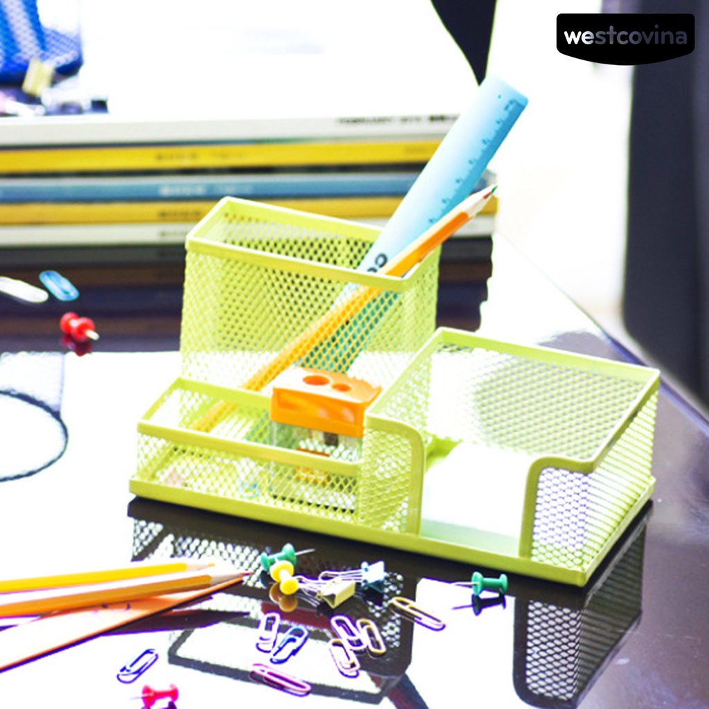 [Hot]✍Hộp Đựng Bút Chì Thước Kẻ Bằng Kim Loại Nhiều Ngăn Cho Trường Học