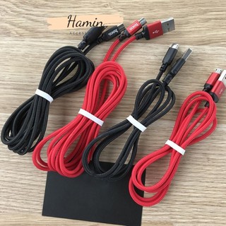 Cáp Sạc Nhanh Dây Dù Hoco X14 ip/tablet táo/Androi/TypeC 1M/2M