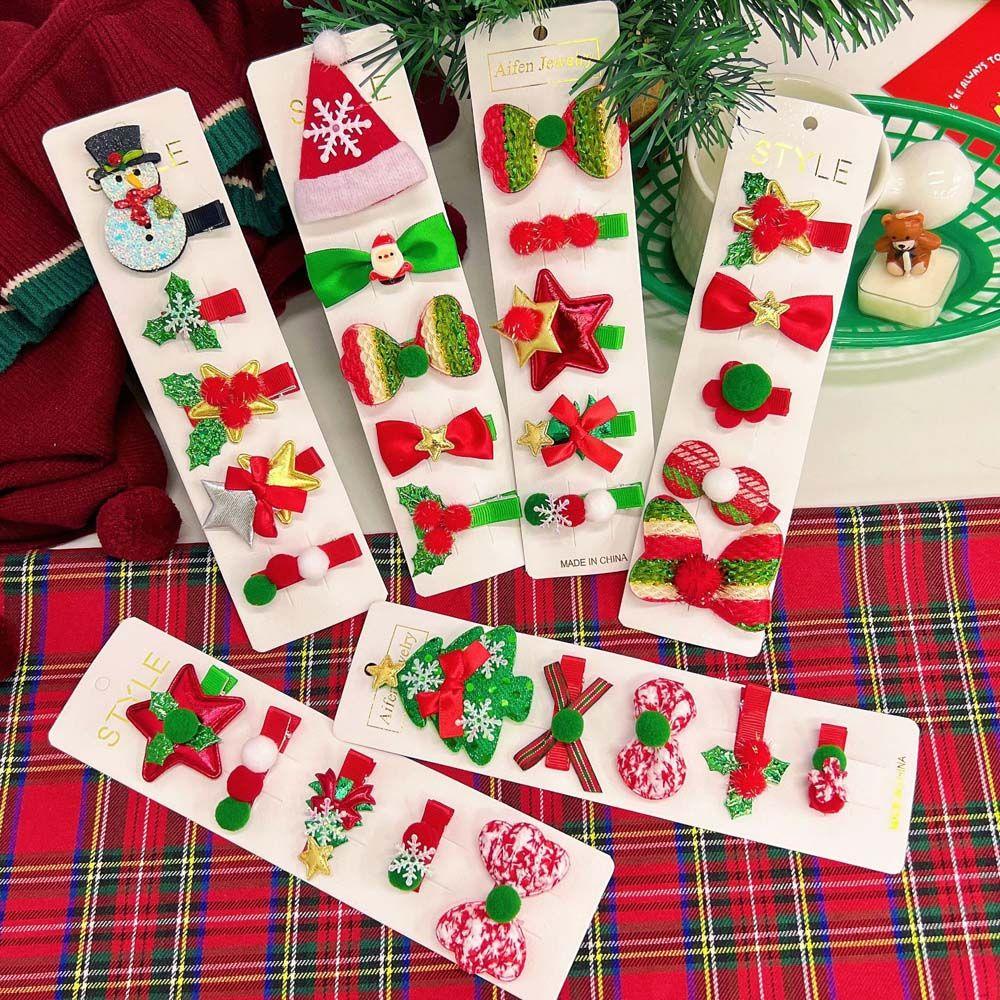 Kẹp Tóc Hình Nón Giáng Sinh Dễ Thương