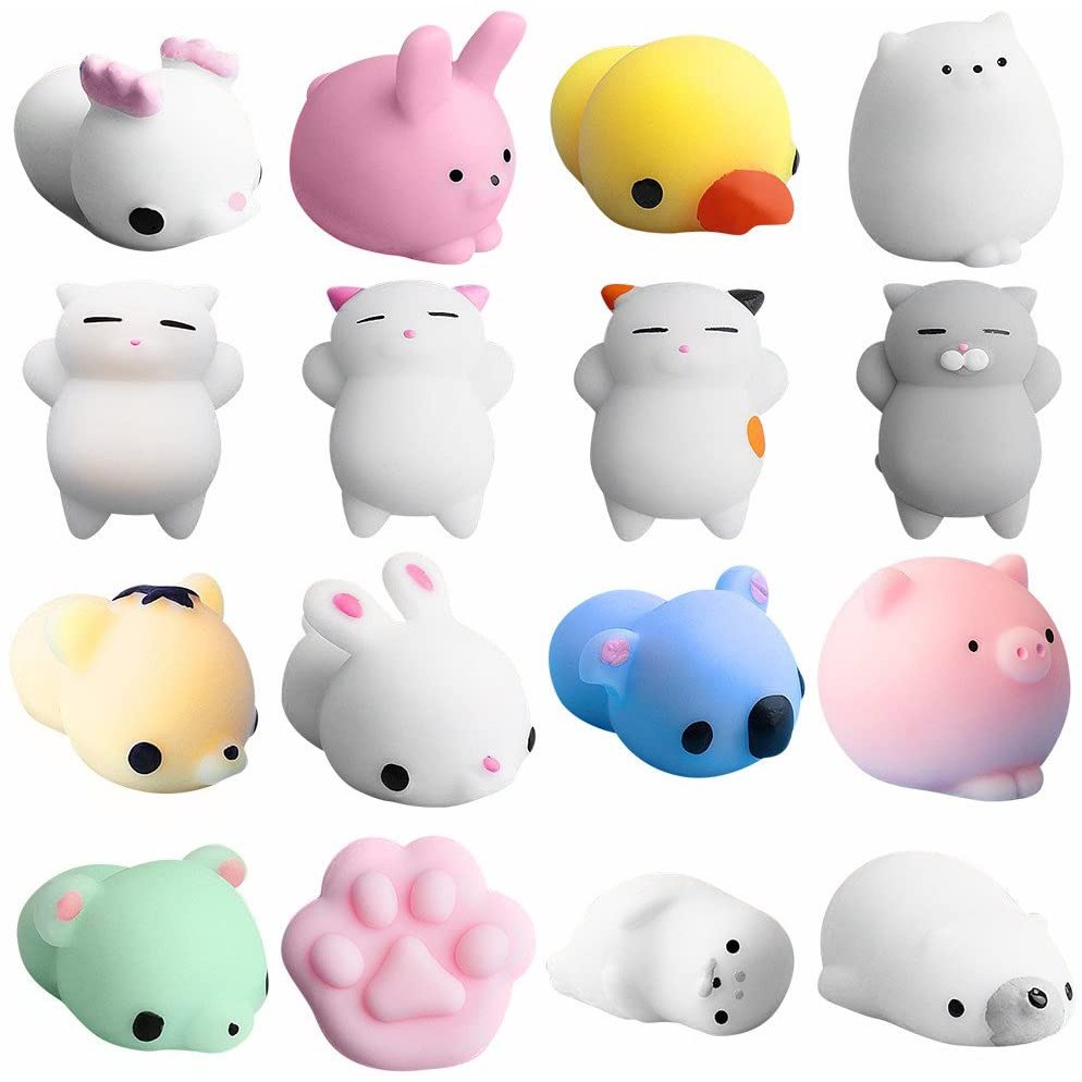 Squishy mini giá rẻ đồ chơi mochi slime dẻo nhật bóp tay giảm stress đa dạng mẫu mã