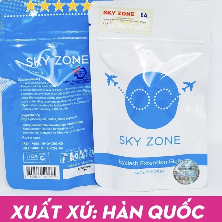 Keo nối mi sky zone-keo nối mi-keo tạo fan-QUYÊN QUYÊN-mi fan-mi khay