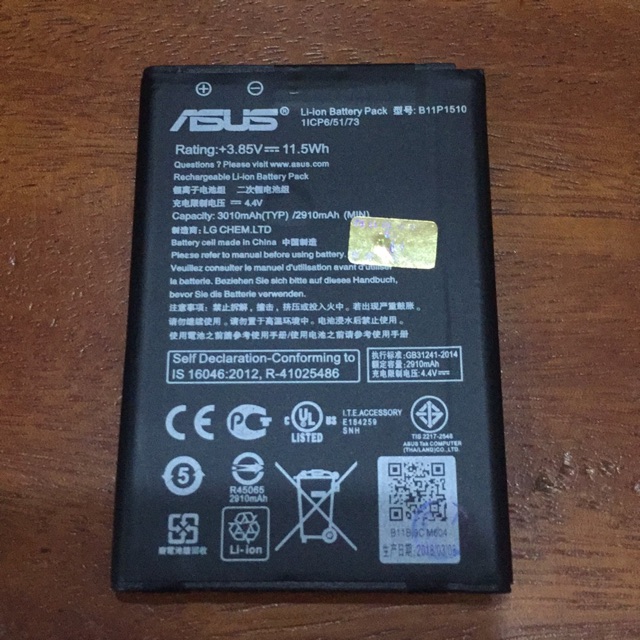 Pin Asus B11P1510 | Zenfone Go TV | ZB551KL X013D