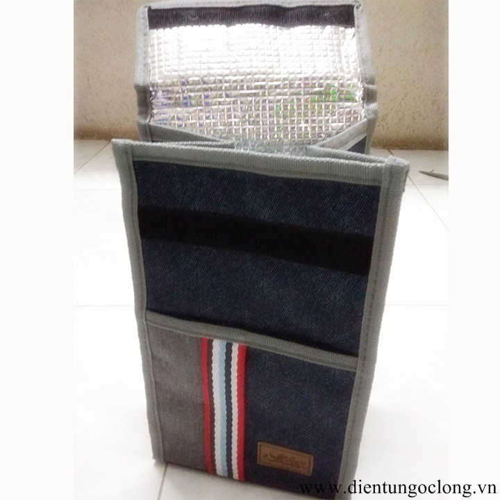 Túi Giữ Nhiệt Đa Năng Chất Liệu Vải Denim Style Taiwan