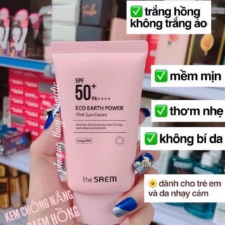 KEM CHỐNG NẮNG TRẮNG HỒNG THE SEAM