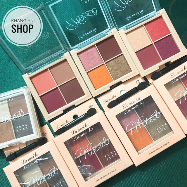 Bảng phấn mắt Lameila 4 ô Grid Eye Shadow