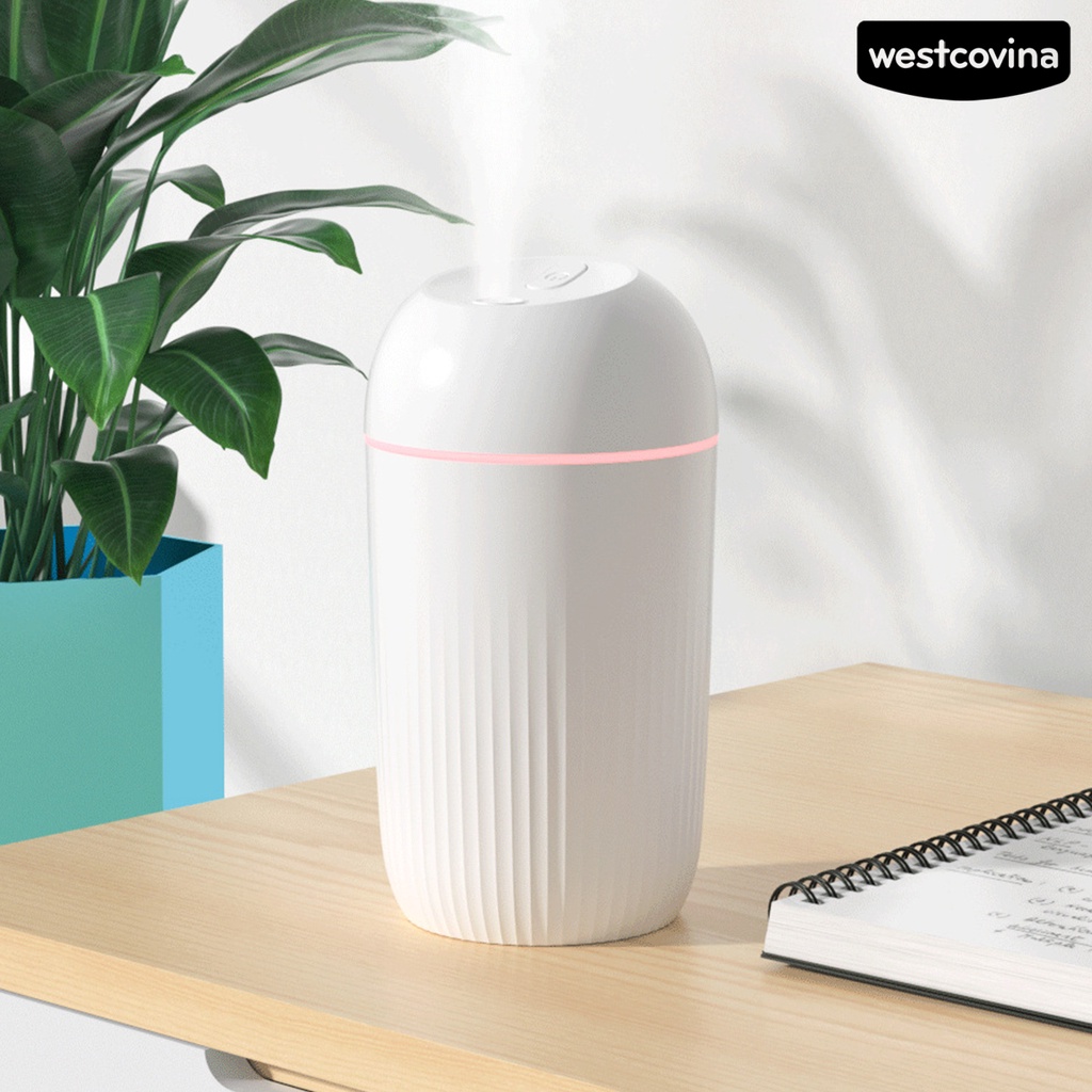 (Hàng Mới Về) Máy Phun Sương Tạo Độ Ẩm Không Khí 420ml Bằng Abs Chống Cháy Kèm Sạc Usb Tiện Dụng