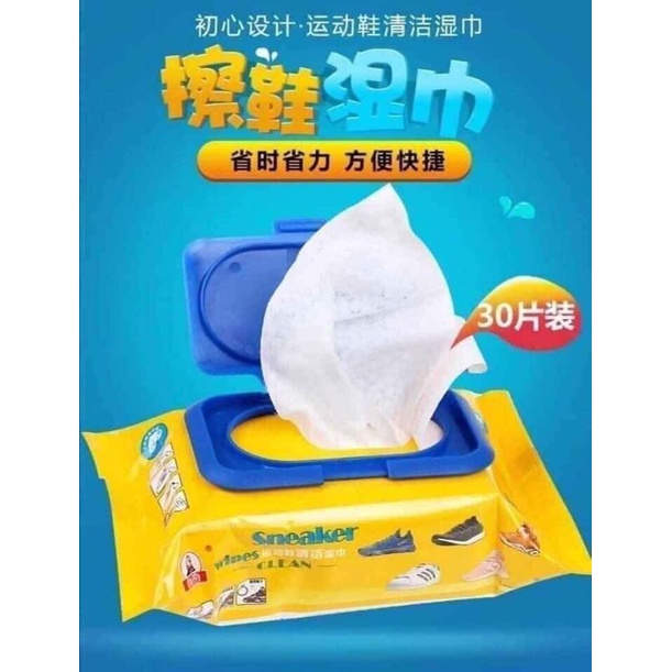 Giấy lau giày(túi) cao cấp &quot;Wipes Sneaker&quot; thách thức mọi vết bẩn