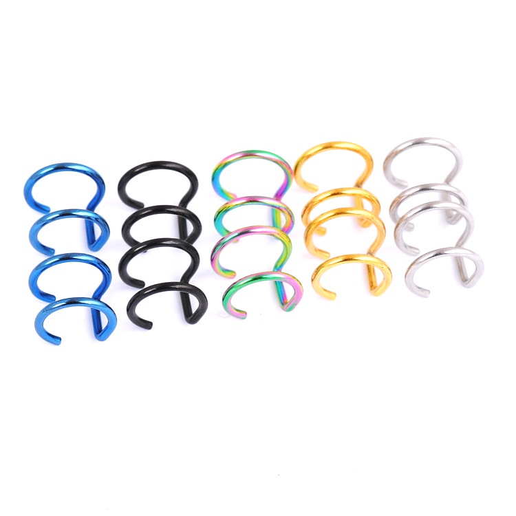 Khuyên vành tai bằng thép không gỉ cho nữ