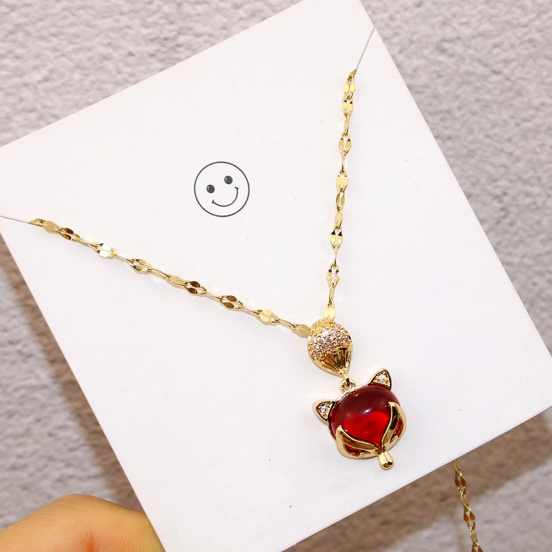 Dây Chuyền Hồ Ly Titan Ko Han Rỉ TT 3848