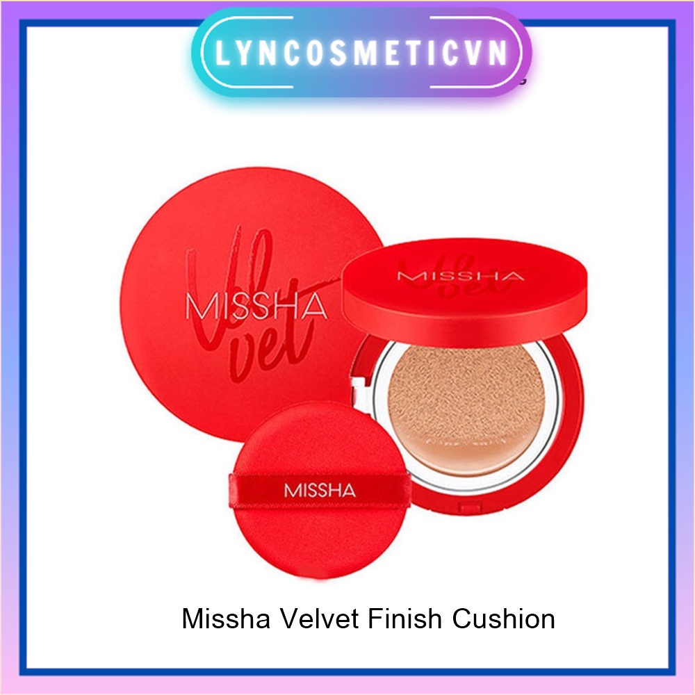 Phấn Nước Mỏng Mịn, Che Phủ Tốt, Lâu Trôi Missha Velvet Finish Cushion SPF50+ PA+++