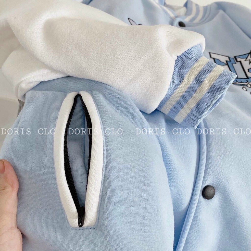 Áo khoác cardigan nỉ ngoại 2 lớp cổ tròn cực đẹp thời trang mới hottrend cho các bạn trẻ