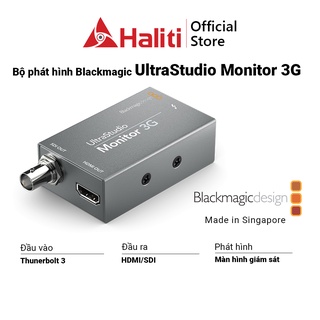 Bộ phát video kết nối máy tính với màn hình monitor Blackmagic UltraStudio Monitor 3G - Haliti Official Store thumbnail