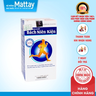 Bách Niên Kiện - Hộp 80 Viên - Giảm Nguy Cơ Thoái Hóa Khớp, Giúp Vận Động Dễ Dàng, Linh Hoạt