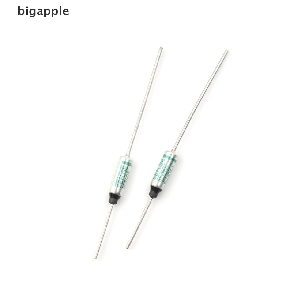 bigapple 10pcs SF240E 240℃ 10A 250V SEFUSE Cutoffs NEC Thermal Fuse Celsius RDG
