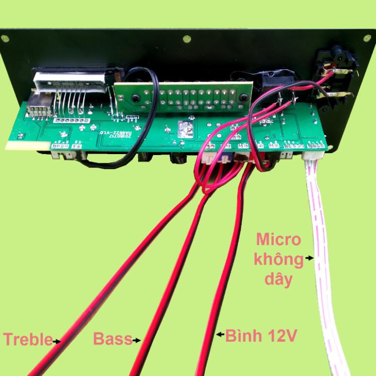 Mạch loa kéo HA8622 DPA IC CS8623E 40W – 80W phiên bản mới – Bluetooth Karaoke– cho loa kéo 3 tấc đơn hoặc 2.5 tấc