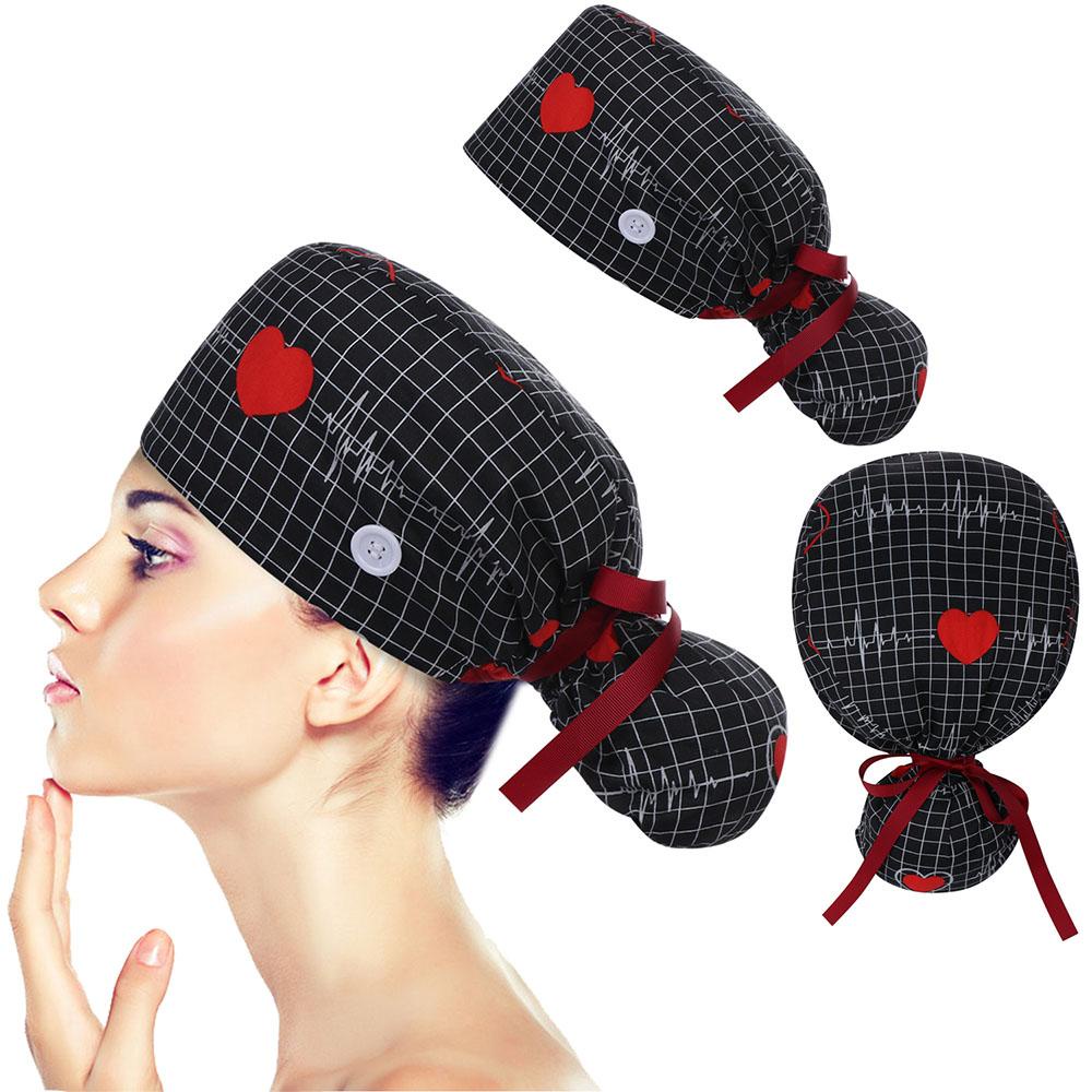 1 Mũ Cotton Cột Tóc Đuôi Ngựa Có Thể Điều Chỉnh Kích Cỡ