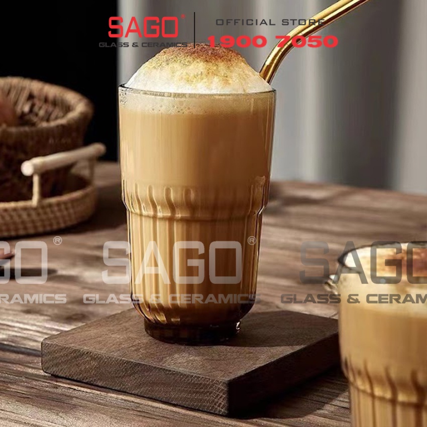 Ly Thủy TInh LINQ White Beverage 355ml | Thủy Tinh Cường Lực Cao Cấp