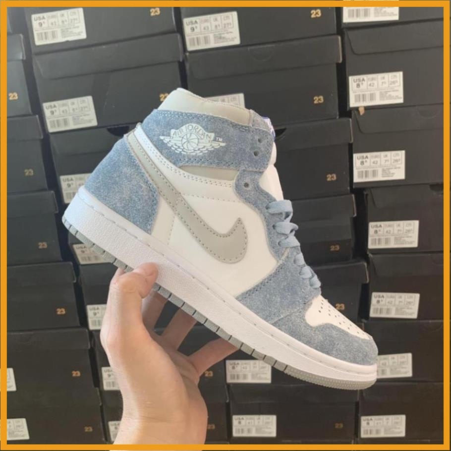 Giày Thể Thao Sneaker 𝗝𝗼𝗿𝗱𝗮𝗻 Hyper Royal Cao Cổ - Giày 𝗝𝗼𝗿𝗱𝗮𝗻 Hyper Royal Cổ Cao Nam Nữ Màu Xanh Nỉ Full Box