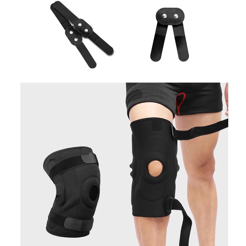 Đai Hổ Trợ Khớp Gối Có Thanh Nhôm Trợ Lực Aolikes A616 -1 Đai