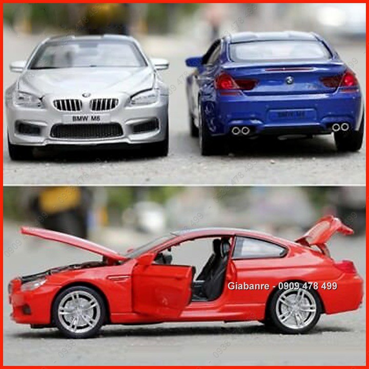 Xe Mô Hình Kim Loại Siêu Xe Bmw M6 Tỉ Lệ 1:32 - 9637