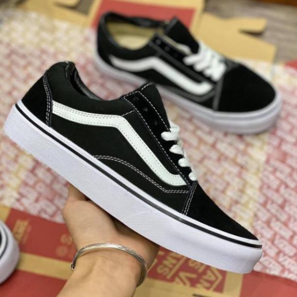 Giày thể thao giày vans old skool ❤ full box bill ❤ giày VANs vault đen đủ size nam nữ