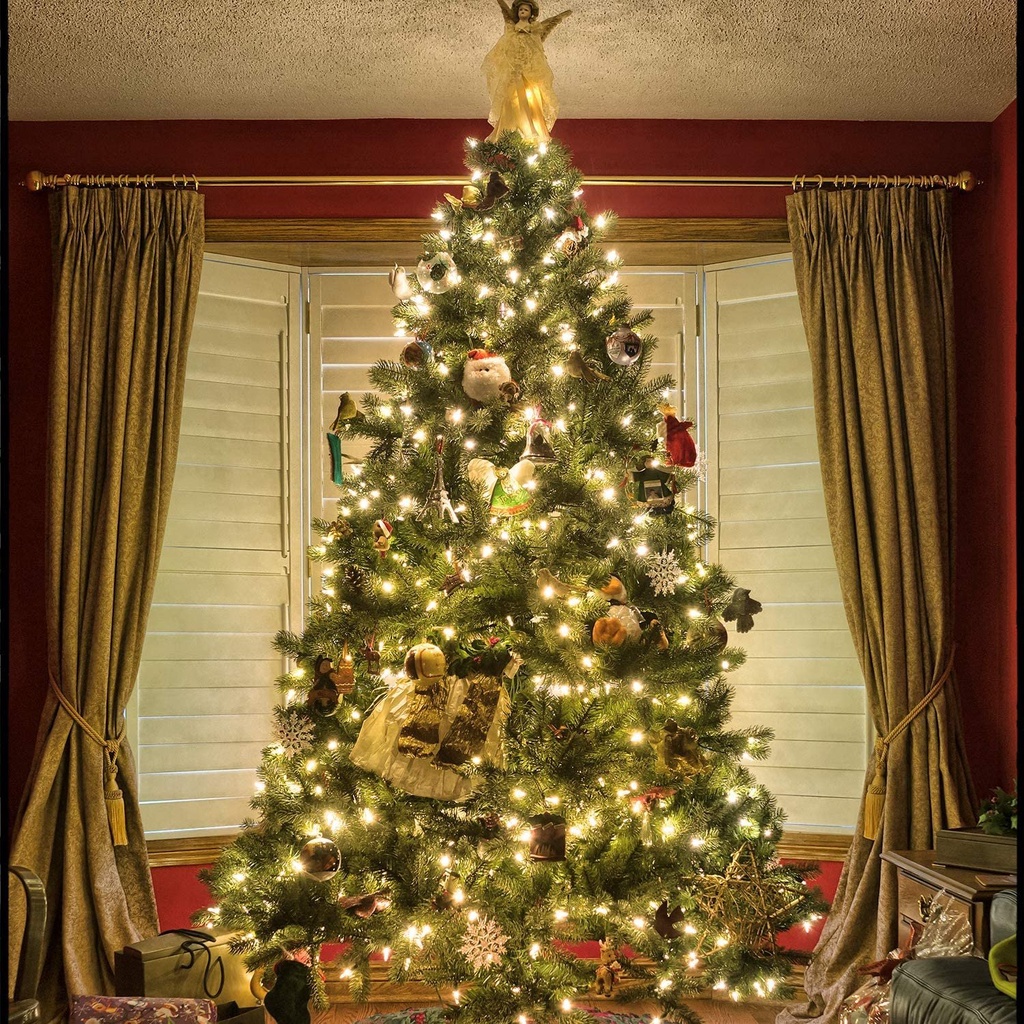 Dây Đèn Led Đom Đóm Fairy Light Trang Trí Tiệc Quấn Cây Thông Noel Mai Đào