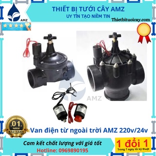 Van điện từ nhựa - ngoài trời amz 48 - 60 - 90mm - 220v/24v - van điện thường đóng h-t