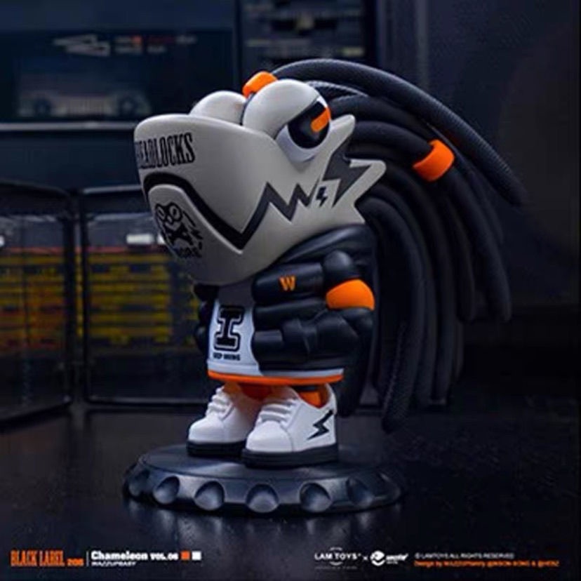 Đồ trang trí Nhân Vật LAMTOYS Chameleon 6 Màu Đen