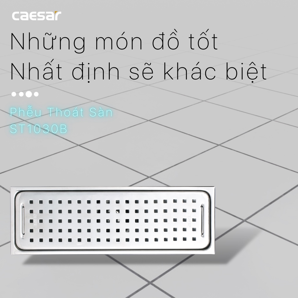 Thoát Sàn - Inox CAESAR ST1030B Ø60