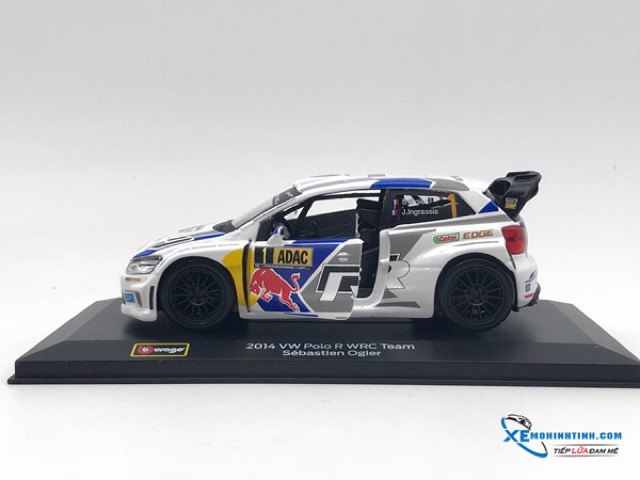 Xe Mô Hình Volkswagen 2014 VW POLO R WRC TEAM #1 Bburago 1:32 (Đỏ)