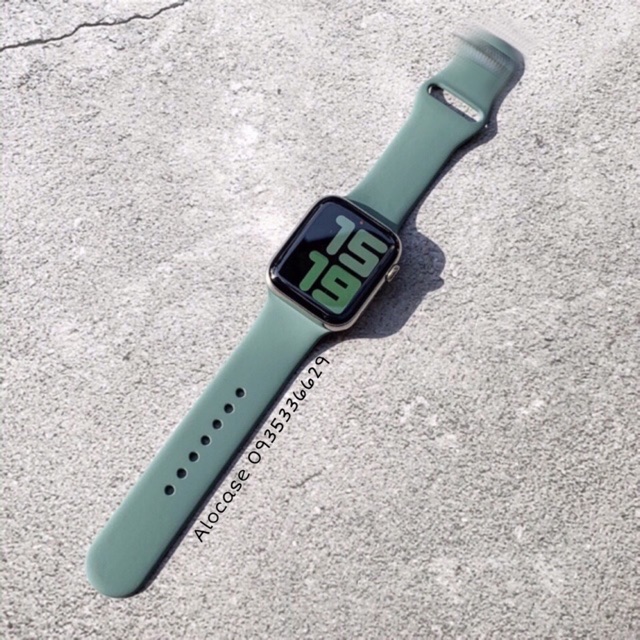 Dây đồng hồ màu pine green iwatch 1/2/3/4/5 (size 38/40mm, 42/44mm)