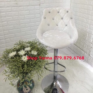 Ghế quầy bar cao cấp - ghế makeup trang điểm - ghế xoay lễ tân