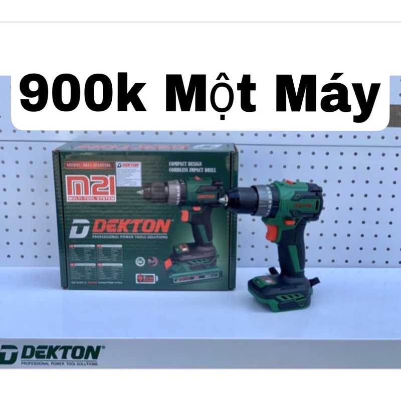 Thân Máy khoan cầm tay sử dụng pin Dekton M21-ID1055BL chân pin Makita xịn giá rẻ