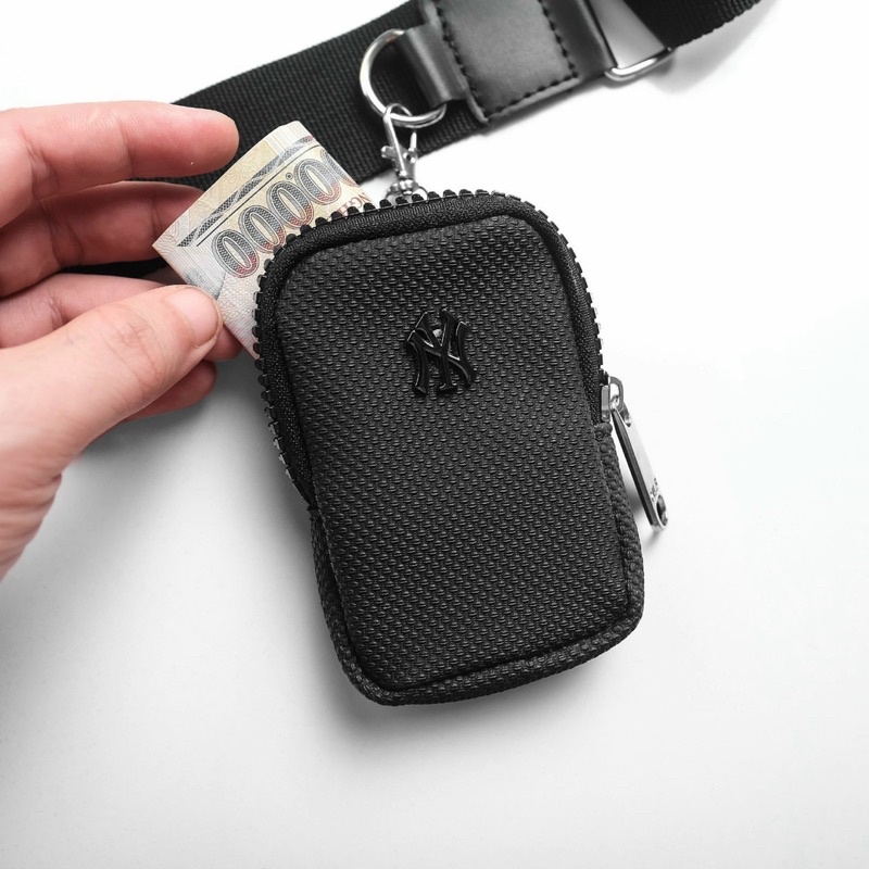 Túi Đeo Chéo MLB Siêu Phẩm Full Đen Đủ Tag