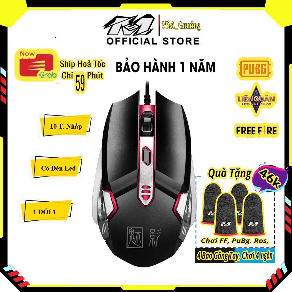 Chuột Dây Gaming G5 - Chuột Đứng Không Dây Chống Mỏi Cổ Tay Loại 5 Nút Bấm, Bảo Vệ Cổ Tay