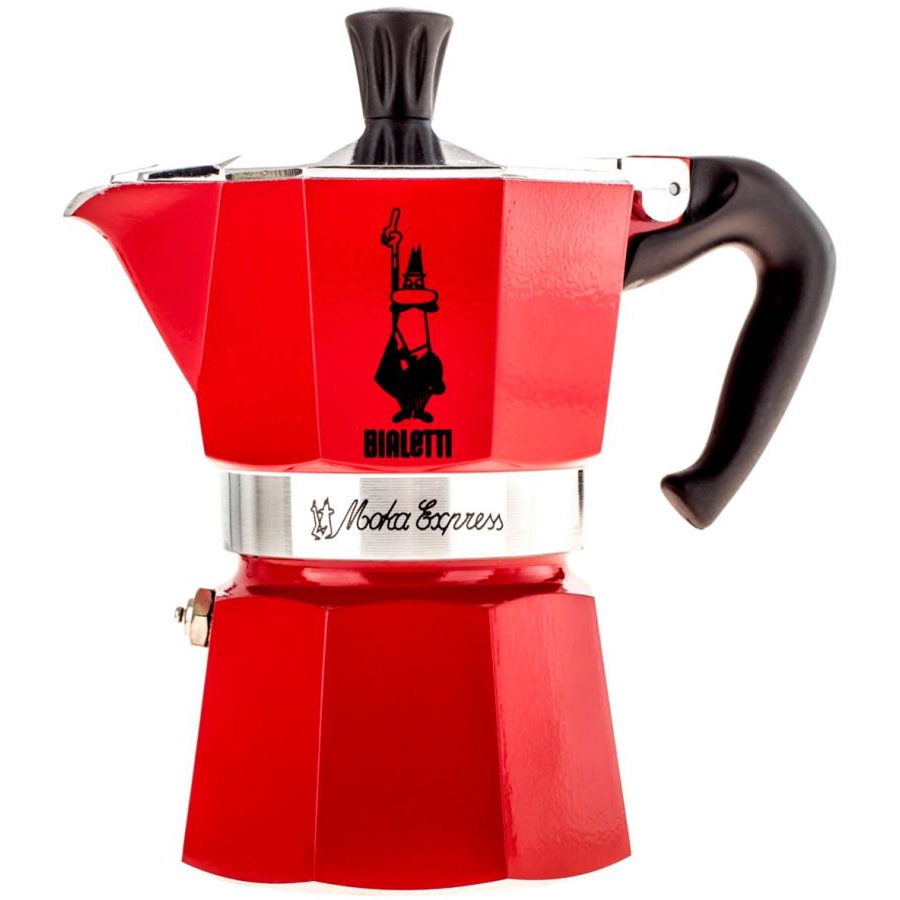 Ấm pha cà phê Bialetti Moka Express RED 3 Cup