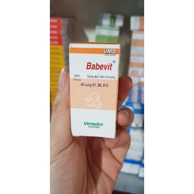 1 lọ 20 ml babevit bổ sung 3 loại vitamin nhóm b cho vật nuôi