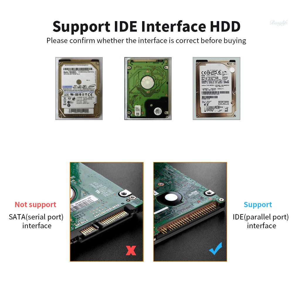 Hộp Đựng Ổ Cứng Hdd Usb2.0 Sang Ide 2.5 '' | BigBuy360 - bigbuy360.vn