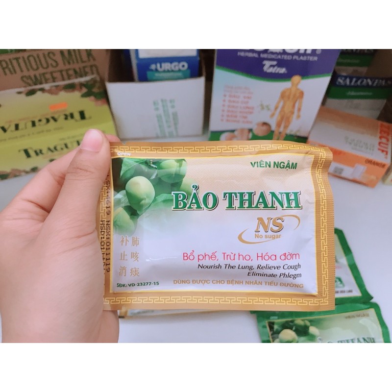 Ngậm ho Bảo Thanh hỗ trợ đau rát họng và ho | BigBuy360 - bigbuy360.vn