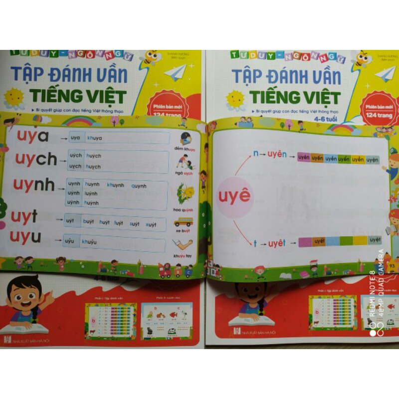 Tập đánh vần 124 trang (4-6t)