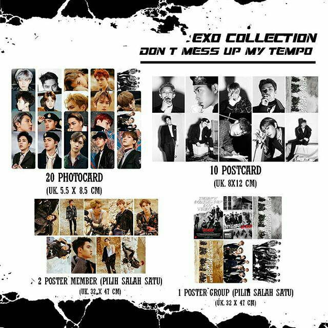 Áo thun in hình nhóm nhạc Exo cá tính