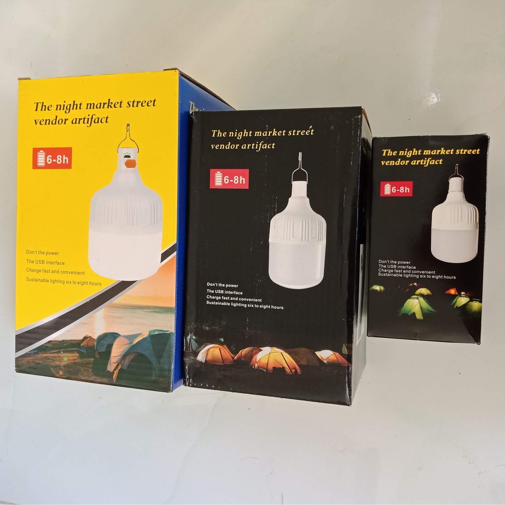Bóng đèn led tích điện 40W, 80W, 120W - sạc cổng USB tiện dụng
